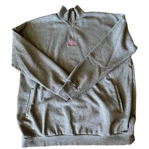 1/4 zip sweatshirt with kangaroo pocket